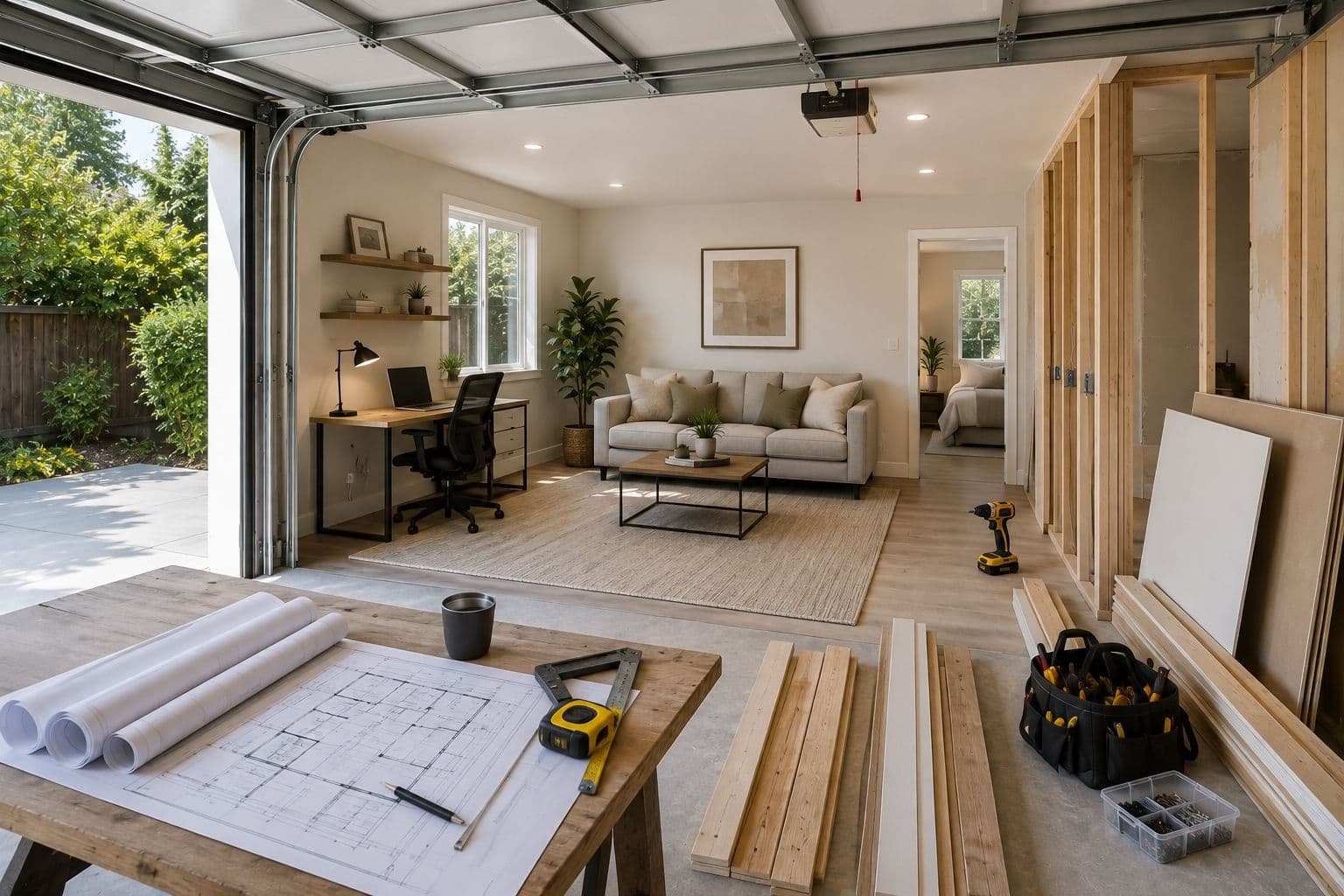 What Goes Into a Garage Conversion Project - Card Image