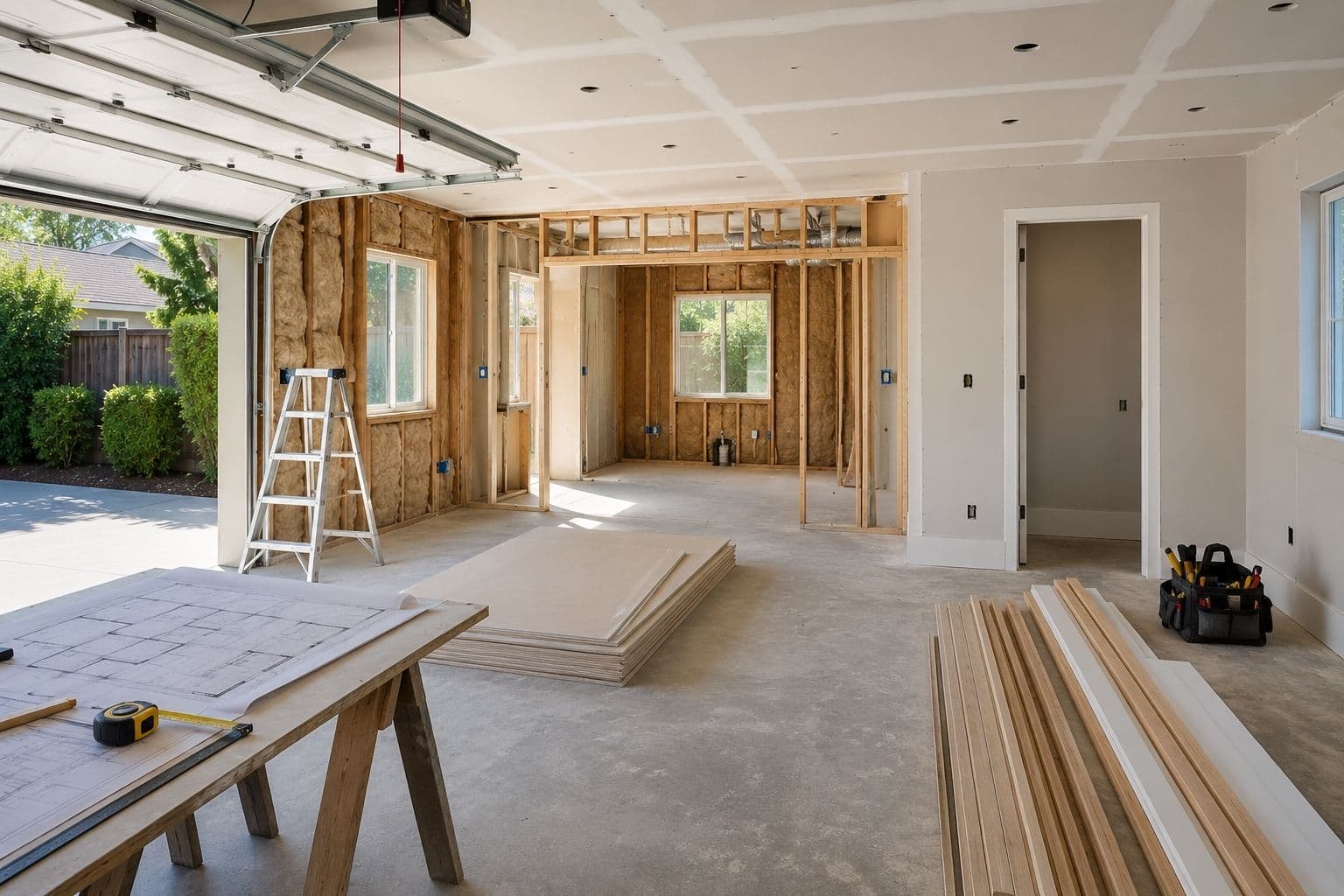 From Garage Conversion Concept to Completed Construction - Card Image