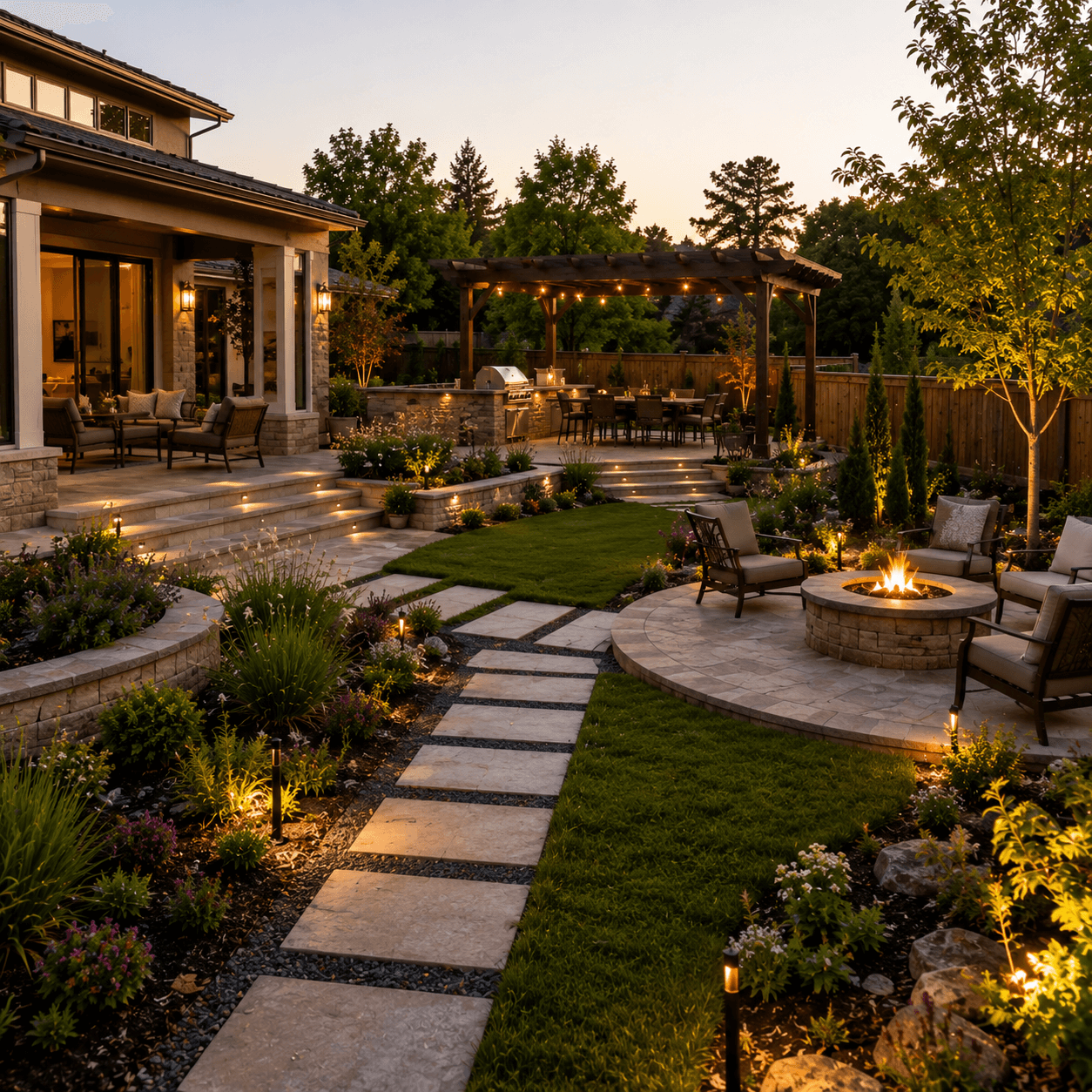 Create an Outdoor Space Built Around Your Home - Card Image