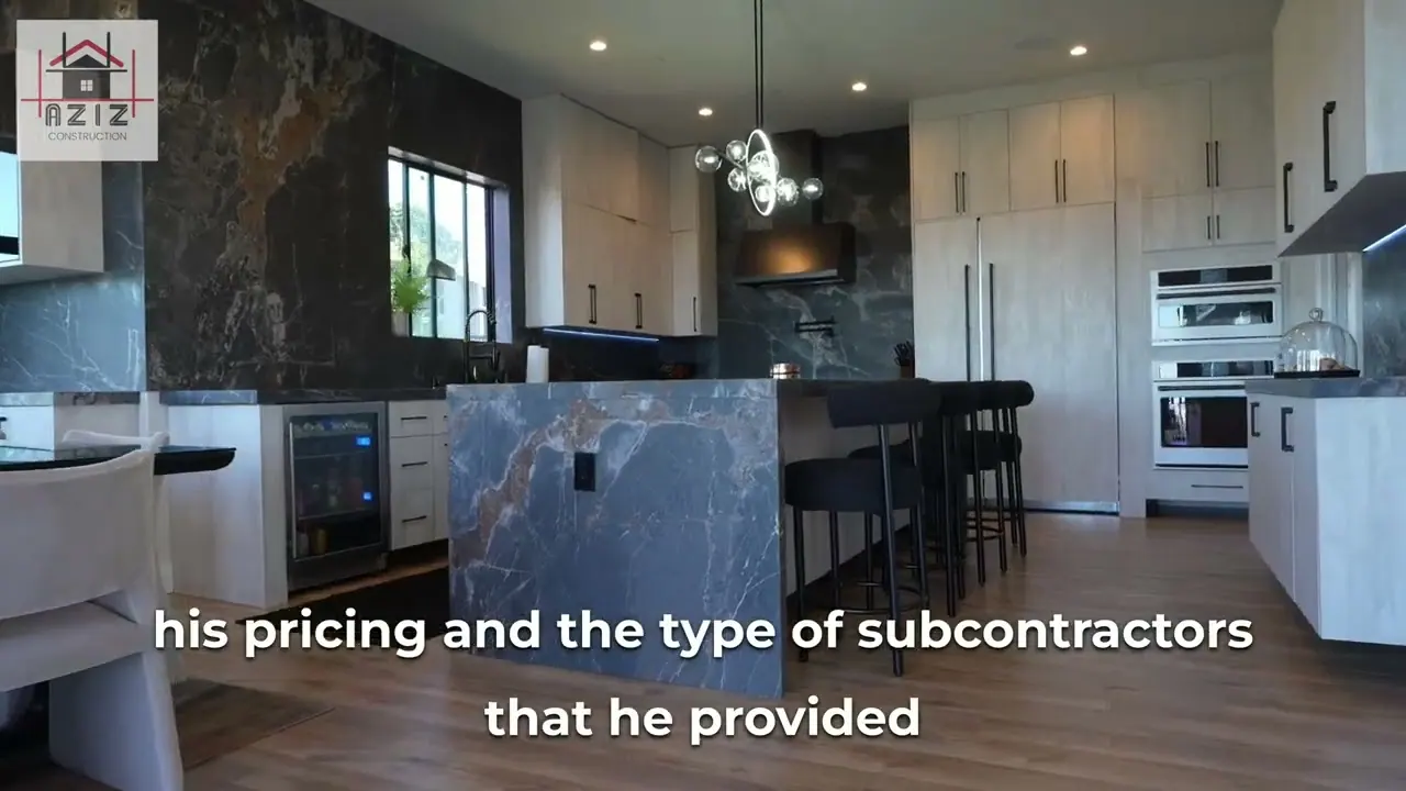 Aziz Construction new home project featured in the client review video